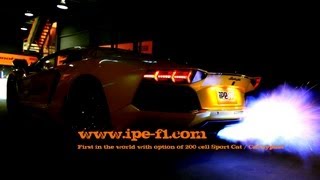 Lamborghini Aventador LP7004 iPE Exhaust System [upl. by Alston]