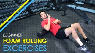 BEGINNER Foam Rolling Exercises [upl. by Adlar]