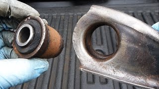 How to Replace Control Arm Bushings EASY [upl. by Goodspeed]