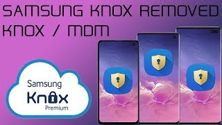 Remove KNOXMDM On Any Samsung Android Devices Only On Gsmedge [upl. by Suiram]