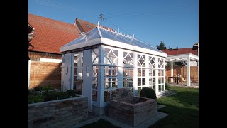 Gewächshaus selber bauen  Glasshouse  Greenhouse  Orangerie DIY [upl. by Hilton530]