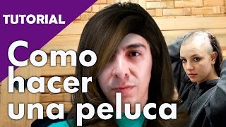 Como hacer una peluca  Tutorial fácil y rápido [upl. by Eahsram]