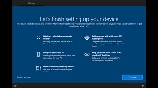 Windows 10 Lets Finish Setting Up Your Device  What to do See Description for more upto date video [upl. by Delaine]