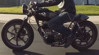 Chappell Customs 1978 Yamaha SR500 Cafe Racer GoPro Hero 3 [upl. by Retrak838]