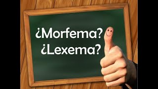 LENGUA Lexemas y morfemas Tipos y ejemplos [upl. by Avle]