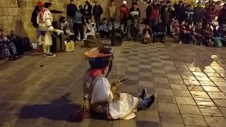 Traditional Peruvian Dance in Cusco Scissors Dance [upl. by Allayne]