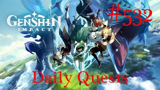 Genshin Impact Walkthrough Part 532  Daily Quests 111 No Commentary [upl. by Tal]