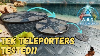 New TEK Teleporters Tested in ARK Survival Ascended [upl. by Adamik]