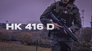 HK 416 D Full gear Airsoft  Test [upl. by Pernas]