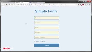 How to Create a Responsive Registration Form Using HTML amp CSS  SignUp form using HTML amp CSS [upl. by Adnot]