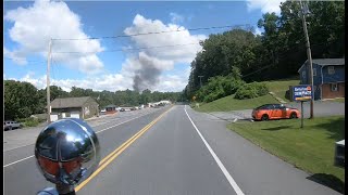 Engine 502 First Due Outbuilding Fire Helmet Cam [upl. by Trumann]