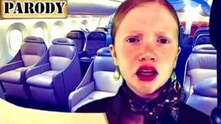 ASMR RUDE FLIGHT ATTENDANT GETS SASSY 😡 PARODY [upl. by Niraj]