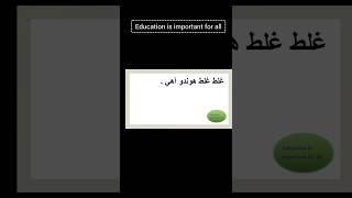 Daily use english sentences with sindhi translation educationisimportantforall2222 english [upl. by Xuerd]