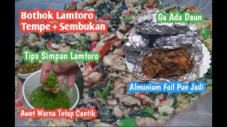 Cara Masak Botok Tempe Lamtoro Tanpa Daun Pisang  Resep Ala Kadarnya✓ [upl. by Tiphani]