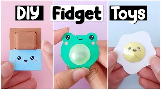 DIY Miniature POP IT Fidget Toys  Viral TikTok AntiStress Fidgets [upl. by Rihana]