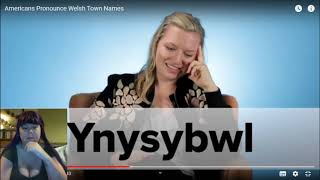 REACTION  Americans Try To Pronounce Welsh Town Names [upl. by Soirtemed]