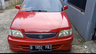 Review Toyota Soluna GLI Merah Modifikasi [upl. by Carlyn]