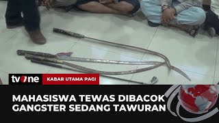 Polisi Ungkap Kasus Mahasiswa Tewas Dibacok Gangster di Semarang  Kabar Utama Pagi tvOne [upl. by Lemcke]