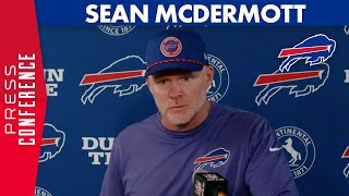 Sean McDermott “Continue to Work to Improve Ourselves”  Buffalo Bills [upl. by Irihs]