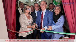 Sala Consilina inaugurata la MostraConcorso di Pittura “Premio Sala” Premiazioni il 30 settembre [upl. by Adora]