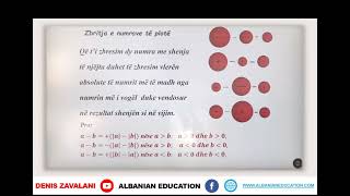 6 02 074 Java 19 Matematikë mbledhja dhe zbritja e numrave të plotë në drejtëzën numeri [upl. by Lauren]