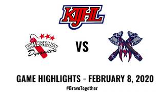 Kimberley Dynamiters vs Spokane Braves 020820 [upl. by Ennyrb]