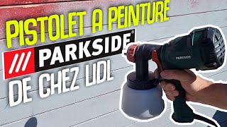 Pistolet Ã peinture PARKSIDE PFS 400 A1 LIDL [upl. by Demah]