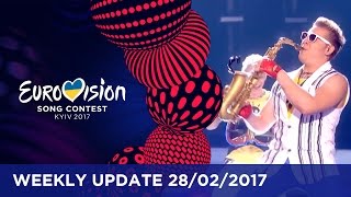 Eurovision Song Contest Weekly Update 28022017 [upl. by Yttap]