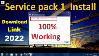 How to Download Service Pack 1 for Windows 7  Install Service Pack 1 [upl. by Zsa]