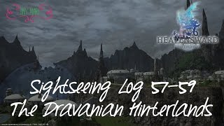 FFXIV Heavensward  Sightseeing Log 5759 at The Dravanian Hinterlands Visual Guide [upl. by Fuchs]