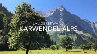 Hiking the Austrian Alps  Karwendel Alps Lalidererwand [upl. by Weisberg409]