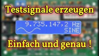 Signalgenerator  Funktionsgenerator  gut und günstig  Ascel AE20125 [upl. by Karlie]