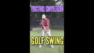 Viktor Hovlands Golf Swing  Analyzed in 3D [upl. by Riccio15]