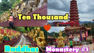 10000 RIBU PATUNG BUDHA 😱 ⁉️ Ajaib ⚠️ SHATIN HONGKONG❗️Ten Thousand ❗️ Buddhas Monastery part 1 ‼️ [upl. by Eussoj]