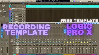 Vocal Recording In Logic Pro X For Beginners Easy Recording Template [upl. by Fendig]