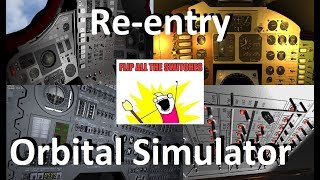 Reentry  An Orbital Simulator  Mercury Gemini amp Apollo [upl. by Aerdnua231]