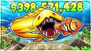 I Made 398571428 From THIS Golden Fish in Chillquarium [upl. by Onit65]