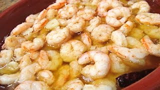 Gambas al Ajillo fáciles de hacer y deliciosas [upl. by Eirallam308]