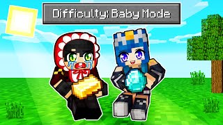 We Played Minecraft BABY MODE [upl. by Akirrehs216]