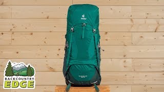 Deuter Aircontact Lite 50  10 Internal Frame Backpack [upl. by Ahcatan888]