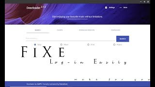 DeezLoader Reborn v313 Login Fix Easy 2018 [upl. by Ayam]