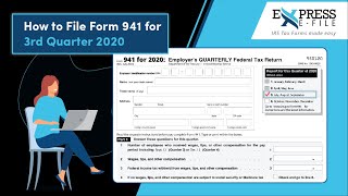 How to File Form 941 for 3rd Quarter 2020  File 941 for Q3 2020 [upl. by Yeldud459]