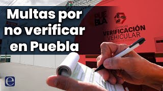 Multa por incumplir verificación vehicular en Puebla [upl. by Elehcim746]