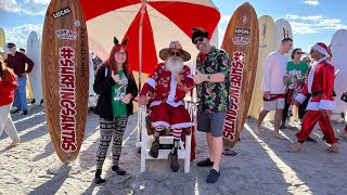 Surfing Santas 2021  Cocoa Beach FL [upl. by Kaylee]