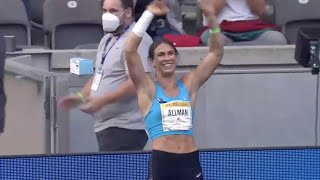 Valarie Allman Breaks Discus American Record In 7116m [upl. by Nyladgam]