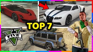 Donde ENCONTRAR 7 COCHES de LUJO en GTA 5 Modo Historia Ubicación de Coches DEPORTIVOSSUPER en GTA [upl. by Hayalat406]