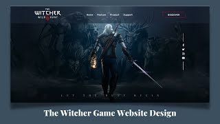 Responsive Gaming Website Design Using HTML CSS amp JavaScript [upl. by Enomyar]