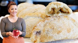 EMPANADAS DE MANZANA MEXICAN STYLE SWEET SOFT FLAKY APPLE TURNOVERS [upl. by Onin605]