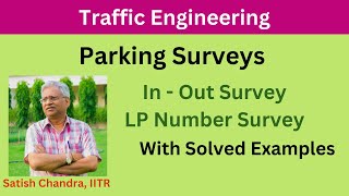 Parking survey Different methods of conducting parking survey Traffic filed surveys [upl. by Mena]