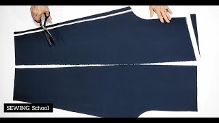 Sew in 10 Minutes 💥 VERY EASY TROUSERS CUT AND SEW [upl. by Valiant]